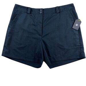Nike Performance Fabric Golf Shorts Women's Size 8 Black